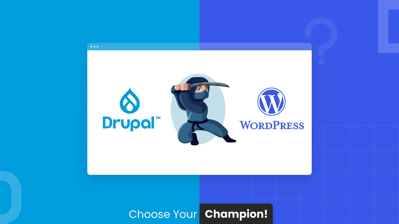 Web Wars Drupal vs WordPress Choose Your Champion